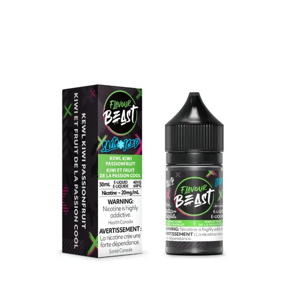Flavour beast e-liquid Kewl Kiwi Passionfruit Iced 20mg/ml 30ml provincial