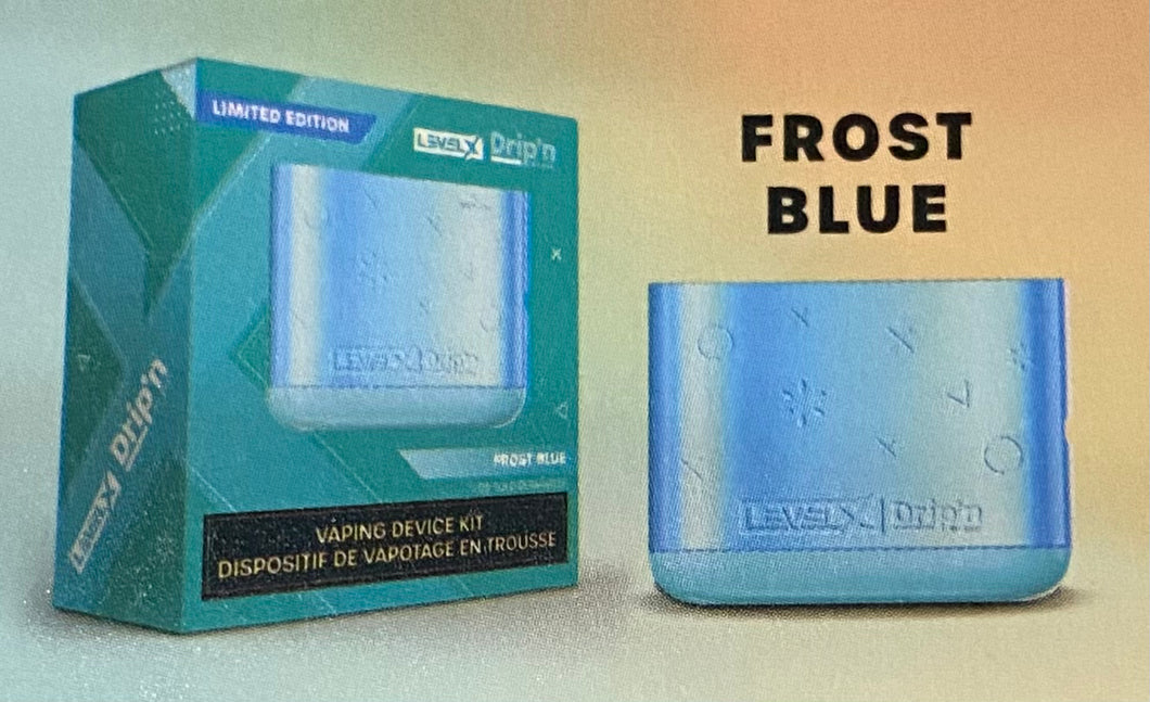 Drip’n level x frost blue device