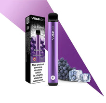 Load image into Gallery viewer, Vuse go disposable grape ice 20mg disposable
