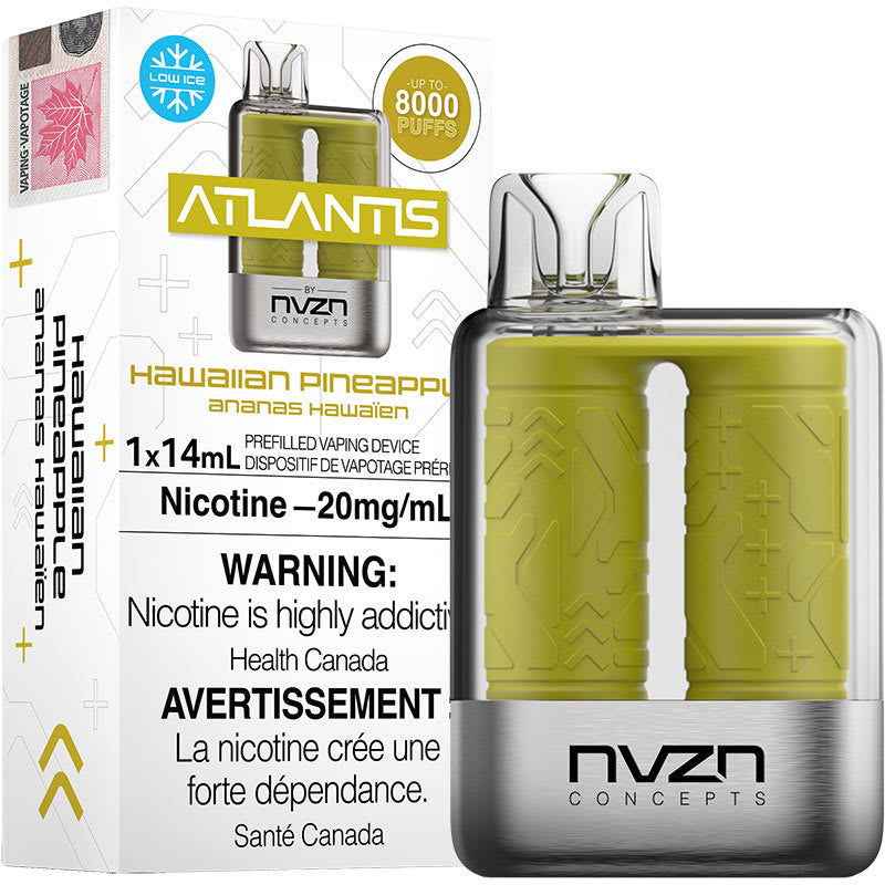 Atlantis by NVZN 8000 puffs Hawaiian Pineapple 20mg disposable