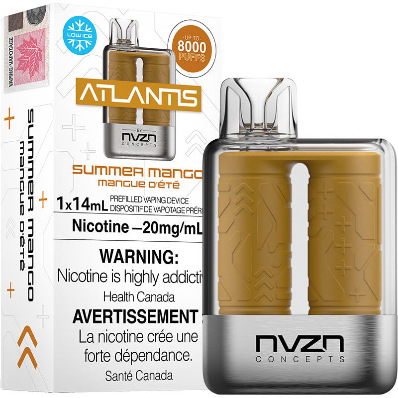 Atlantis by NVZN 8000 puffs Summer Mango 20mg disposable