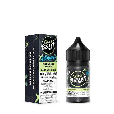 Flavour beast e-liquid Wild White Grape Iced 20mg/ml 30ml provincial