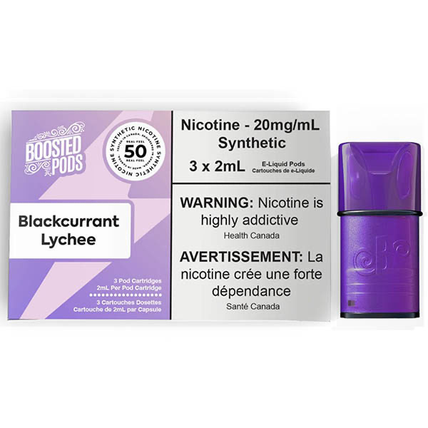 Boosted pods blackcurrant lychee 20mg