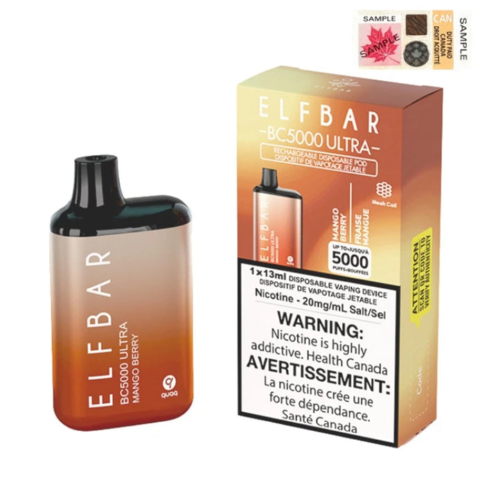 Elf bar BC5000 Ultra Mango Berry