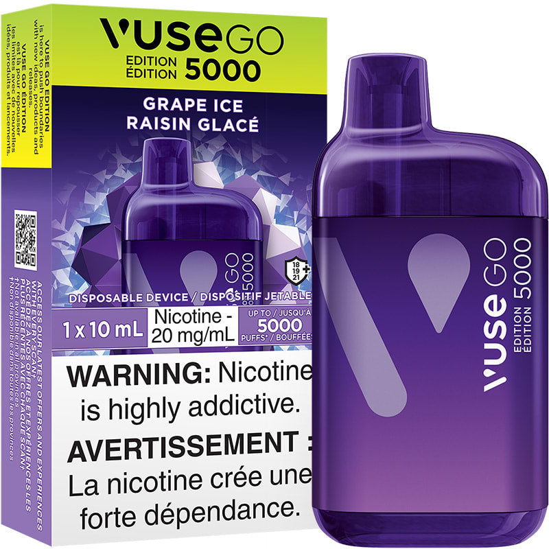 Vuse Go 5000 Grape Ice 20mg Disposable