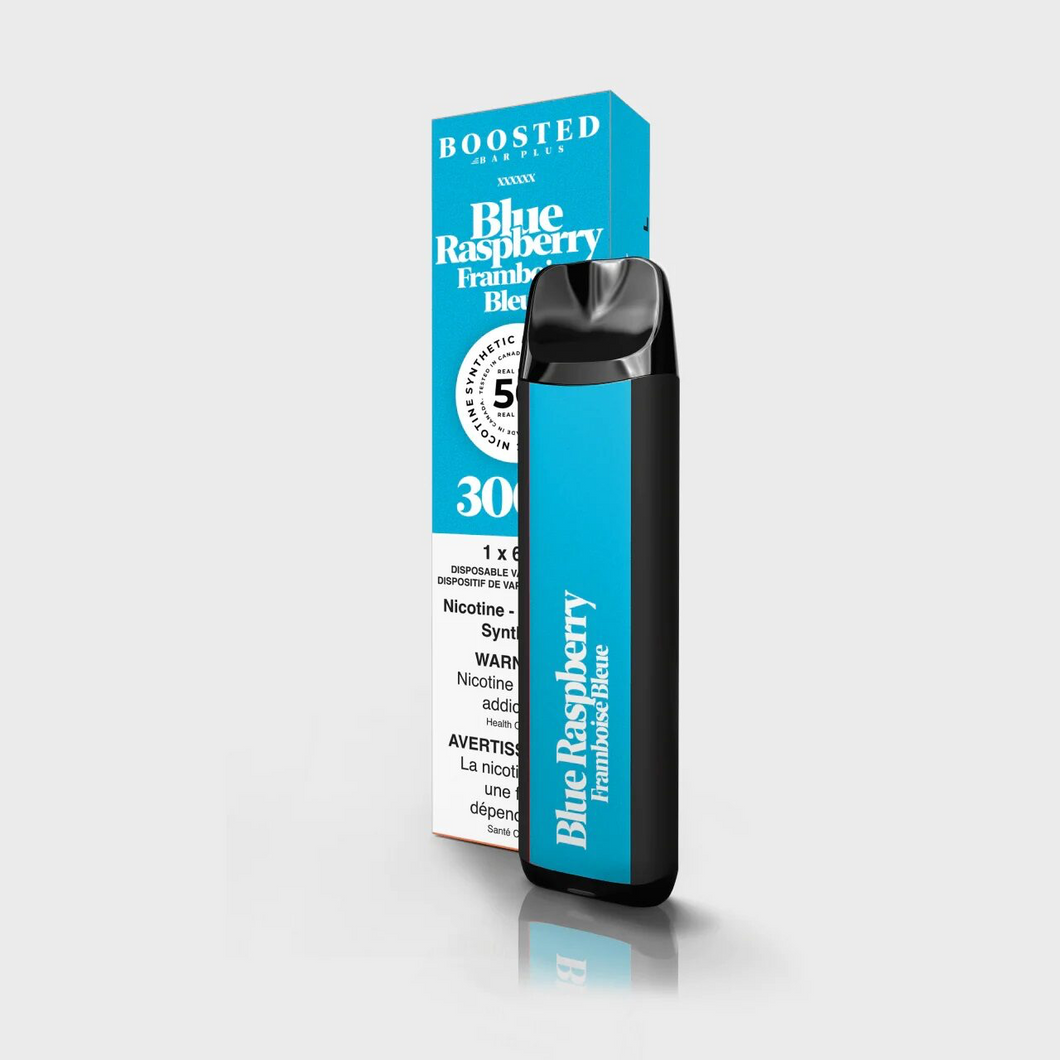 New boosted bar plus blue raspberry 20mg 3000 puffs