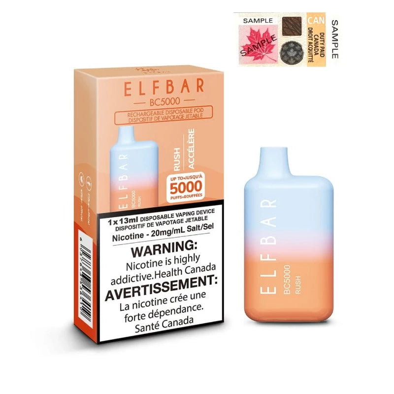 Elf Bar 5000 puffs Rush 20mg disposable