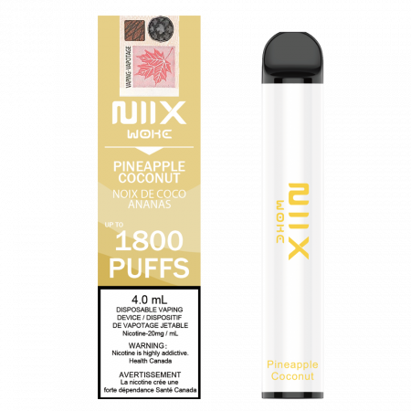 Niix woke pineapple coconut 20mg/ml disposable