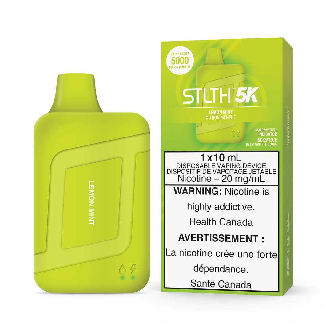 Stlth box 5k Lemon Mint disposable 20mg