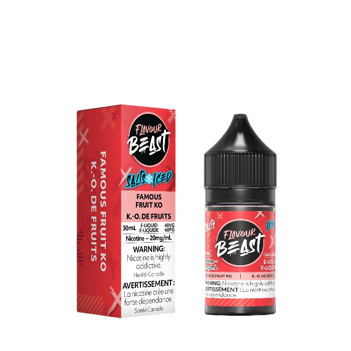 Flavour beast e-liquid Famous Fruit Ko iced 20mg/ml 30ml