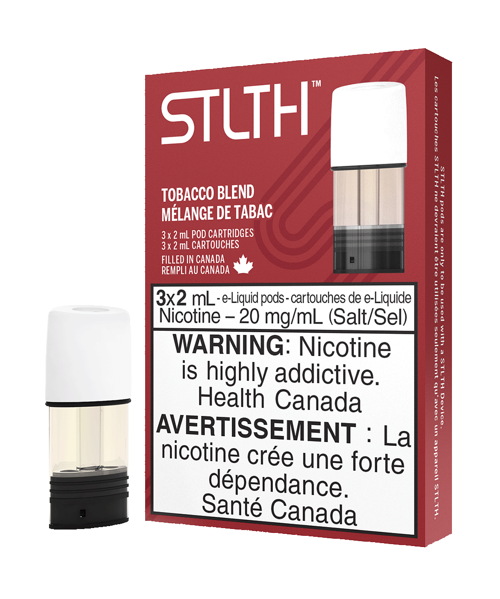 Stlth tobacco blend pods 20mg