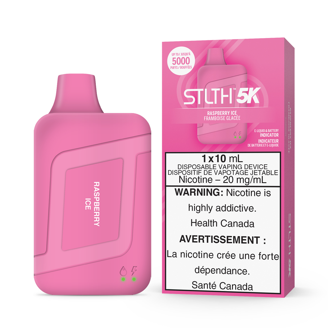 Stlth box 5k Raspberry Ice disposable 20mg (provincial)