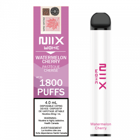 Niix woke watermelon cherry 20mg/ml disposable