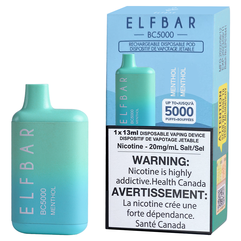 Elf Bar 5000 puffs Menthol 20mg disposable