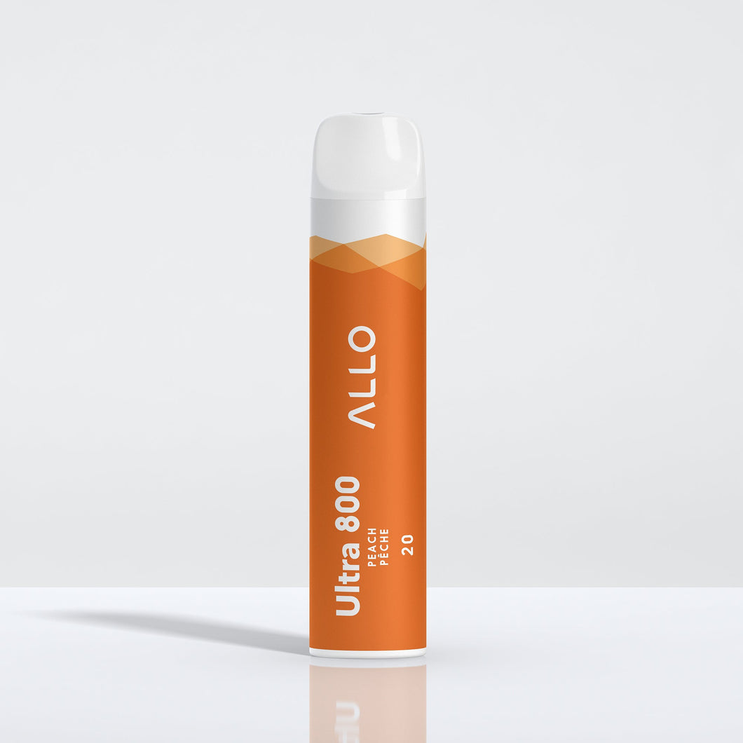 Allo Ultra 800 Peach 20mg/ml Disposable Provincial