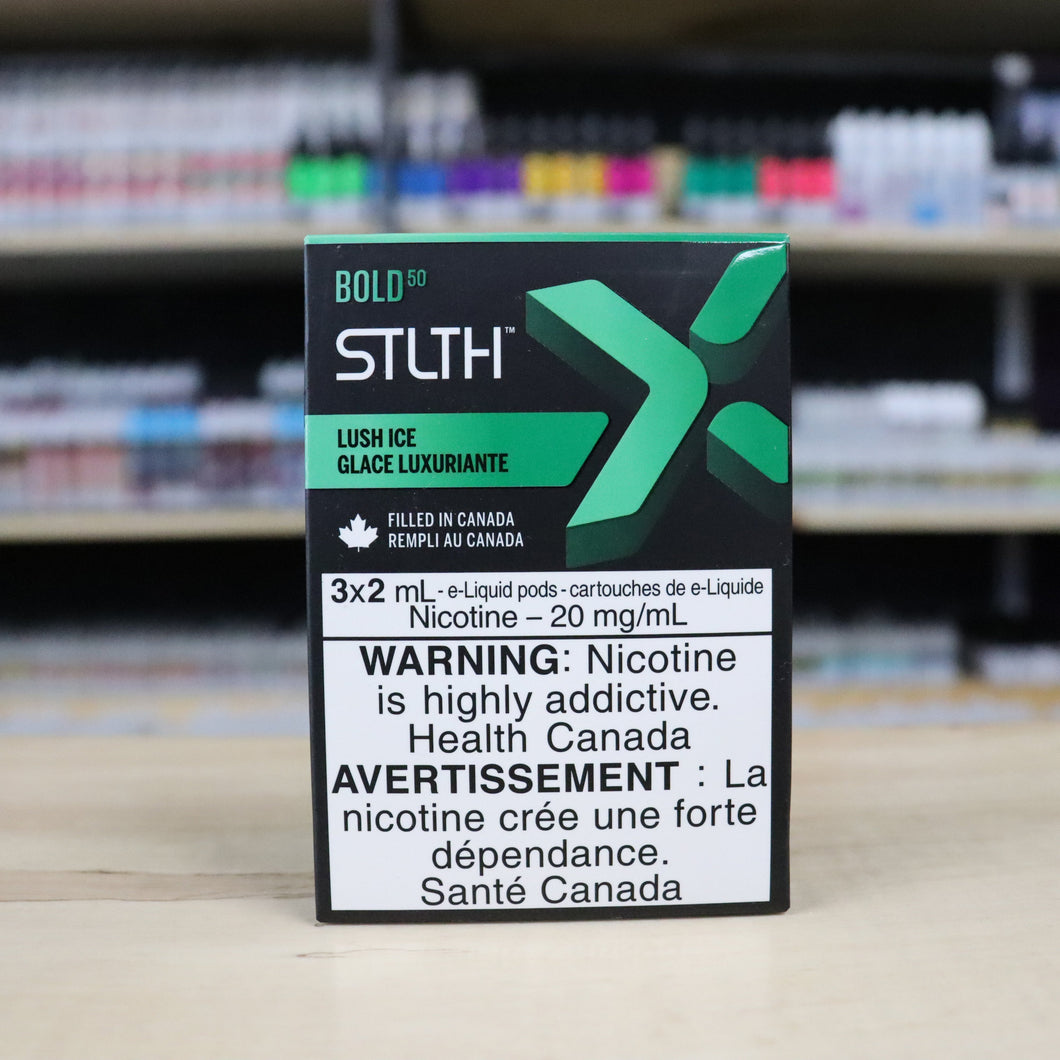 Stlth x bold 50 lush ice 20mg pod