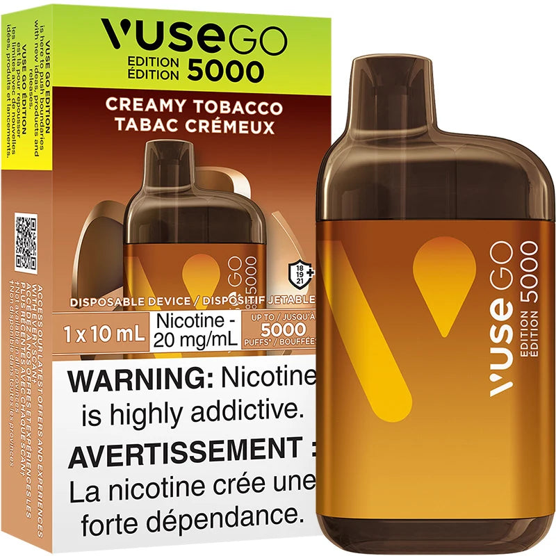 Vuse Go 5000 Creamy Tobacco 20mg Disposable