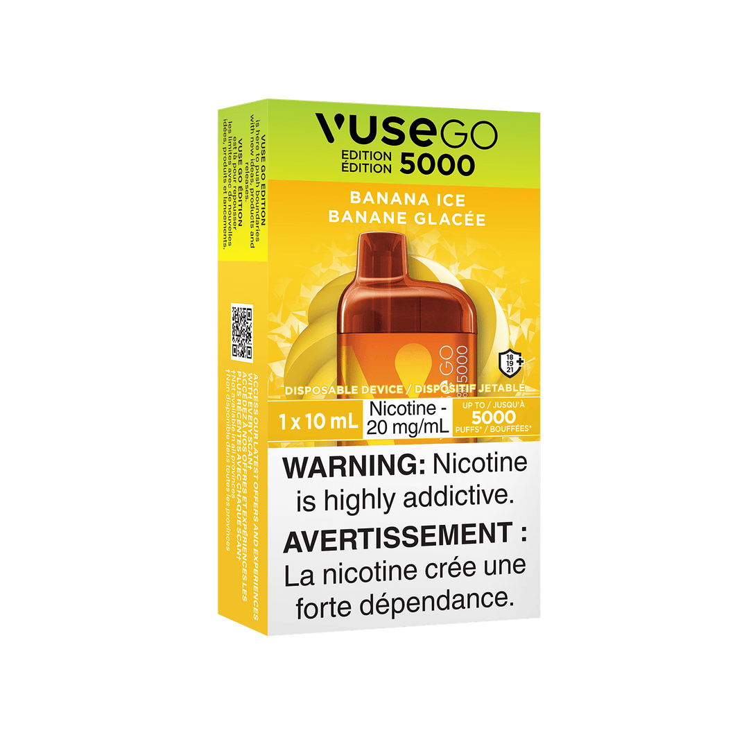 Vuse Go 2.0 5000 Banana Ice 20mg Disposable (Provincial) Lisgar Vape Shop Vuse Go 2.0 5000 Banana Ice 20mg Disposable (Provincial) Lisgar Vape Shop