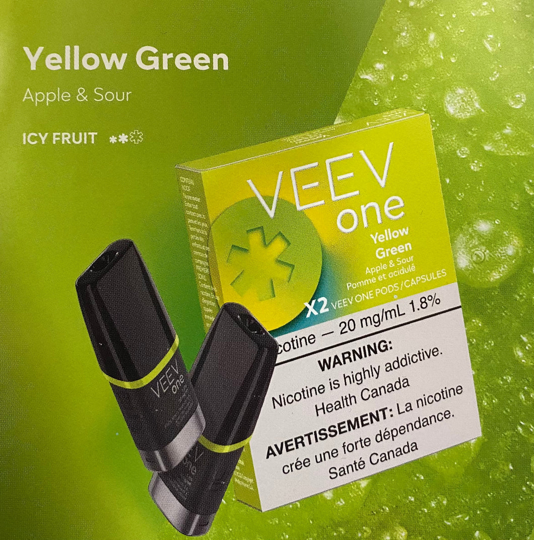 Veev one yellow green epod 20mg