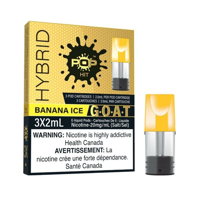 Pop hit banana ice pods 20mg