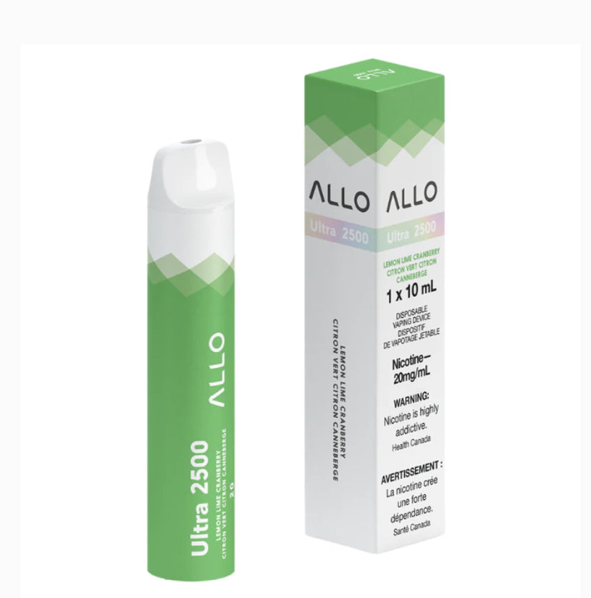 Allo Ultra 2500 Lemon Lime Cranberry 20mg/ml Disposable Provincial