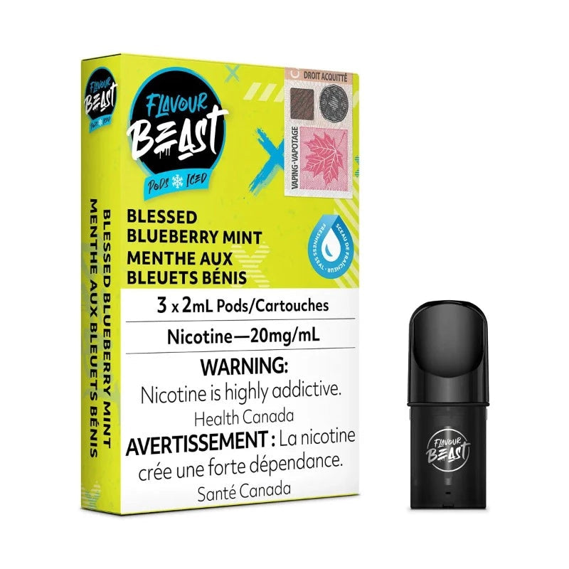 Flavour beast pods blessed blueberry mint ice 20mg