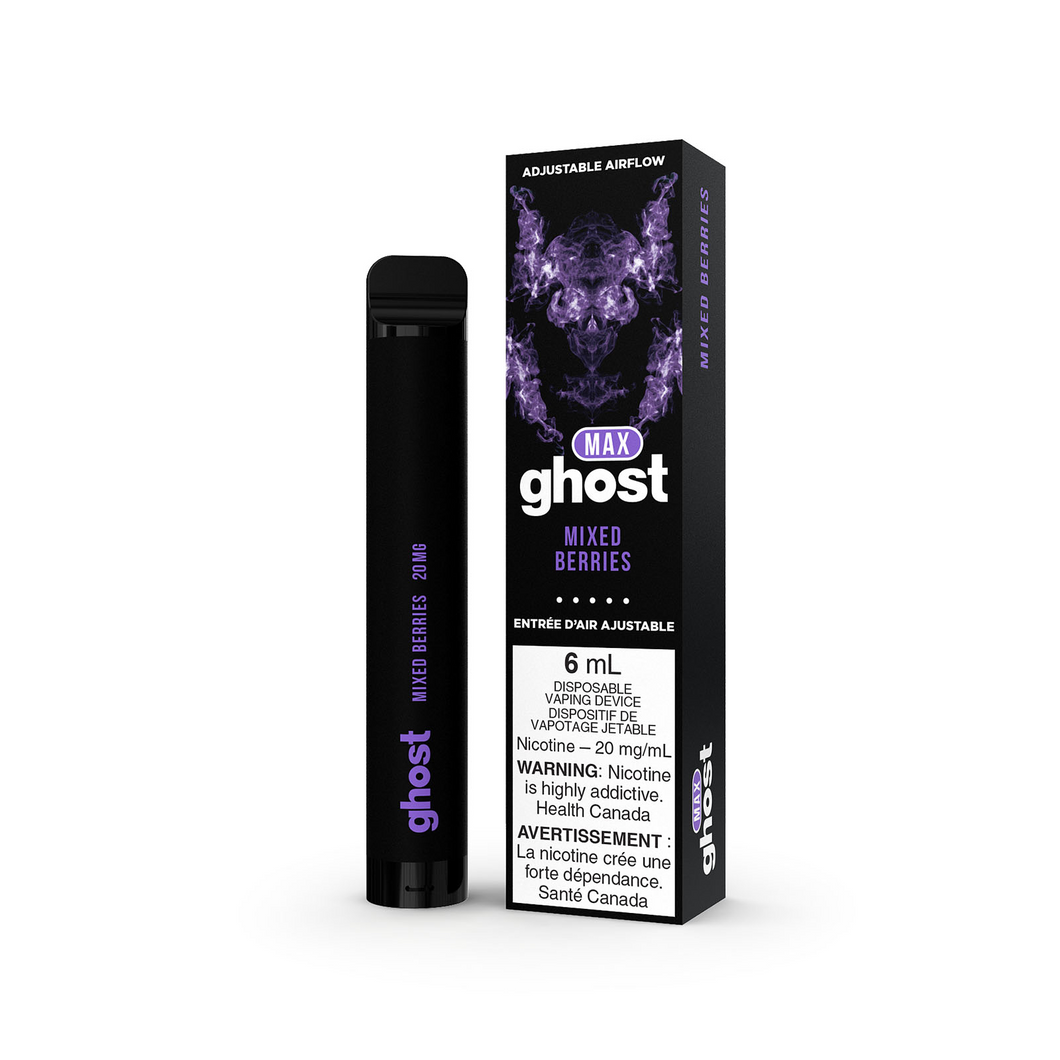 Ghost max mixed berries 20mg disposable