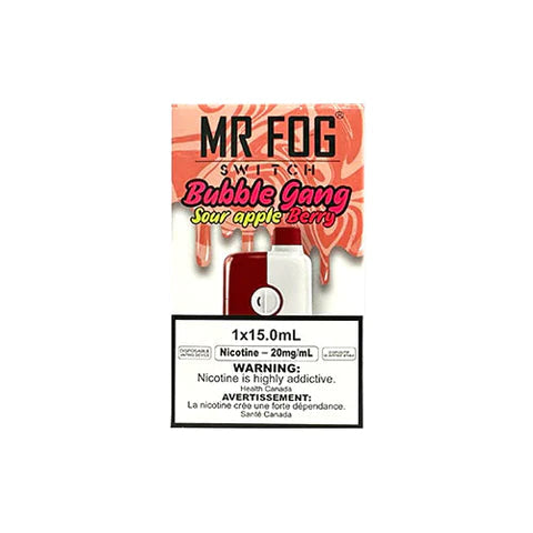 Mr Fog Switch 5500 20 mg Bubble Gang Sour Apple Berry disposable