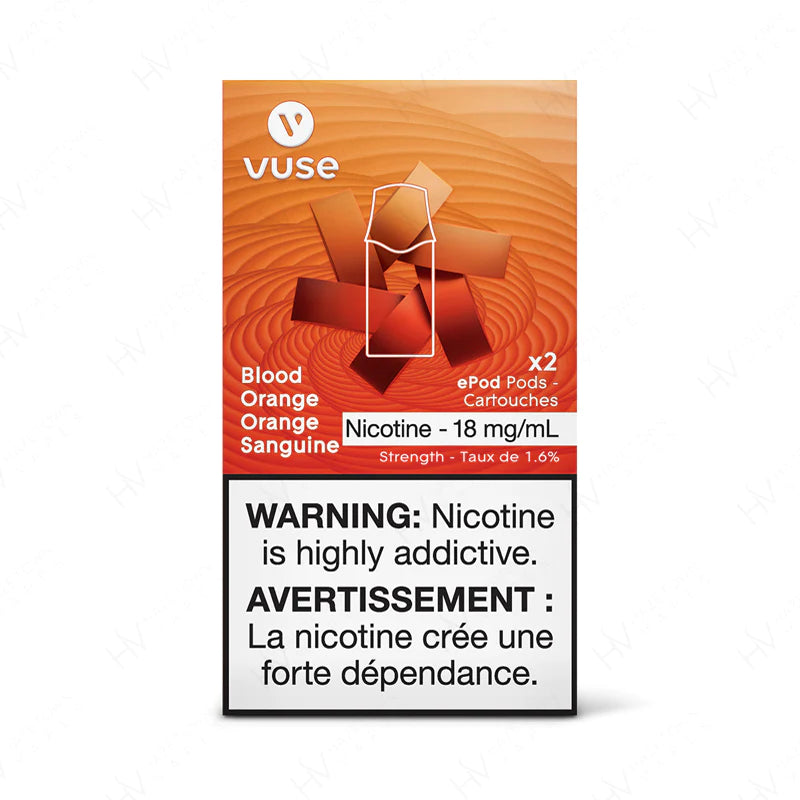 Vuse epod blood orange 18mg/mL ×2