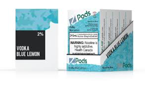 Z pods vodka blue lemon 20mg