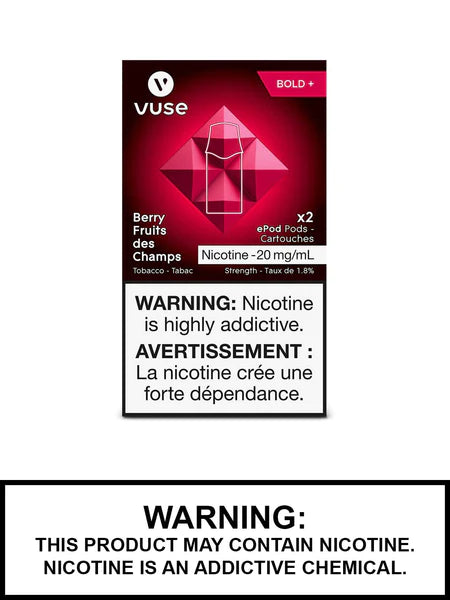 Vuse epod berry bold 20mg/mL ×2