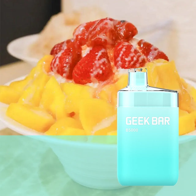 Geekbar b5000 strawberry mango ice disposable 20mg