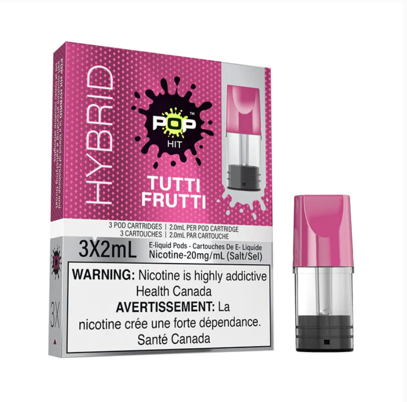 Pop hit tutti frutti pods 20mg