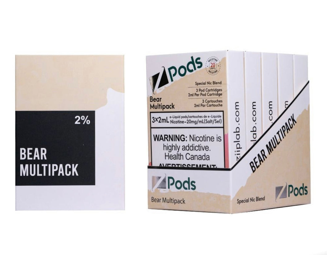 Z pods bear multipack candy 20mg