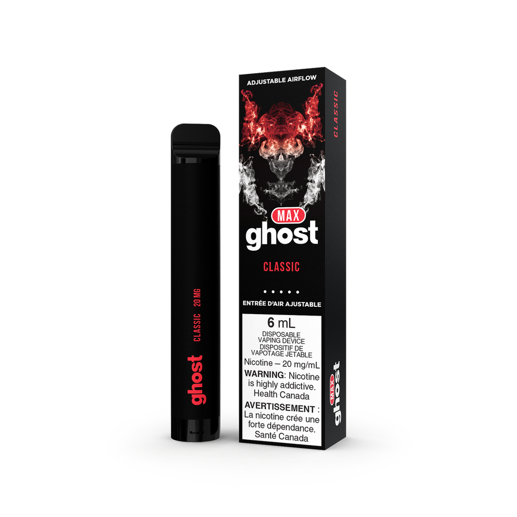 Ghost max classic bold 20mg disposable