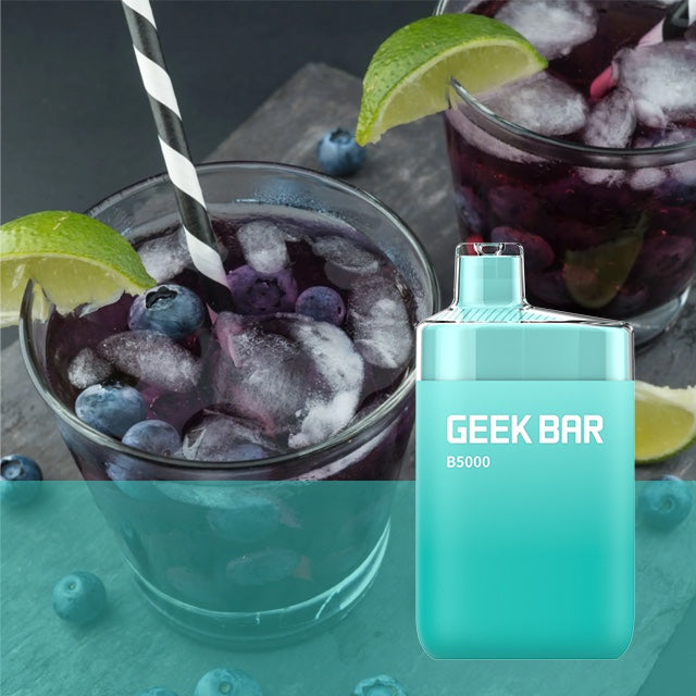 Geekbar b5000 blue razz ice disposable 20mg