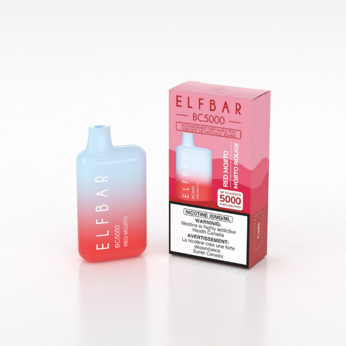 Elf Bar 5000 puffs Red Mojito 20mg disposable