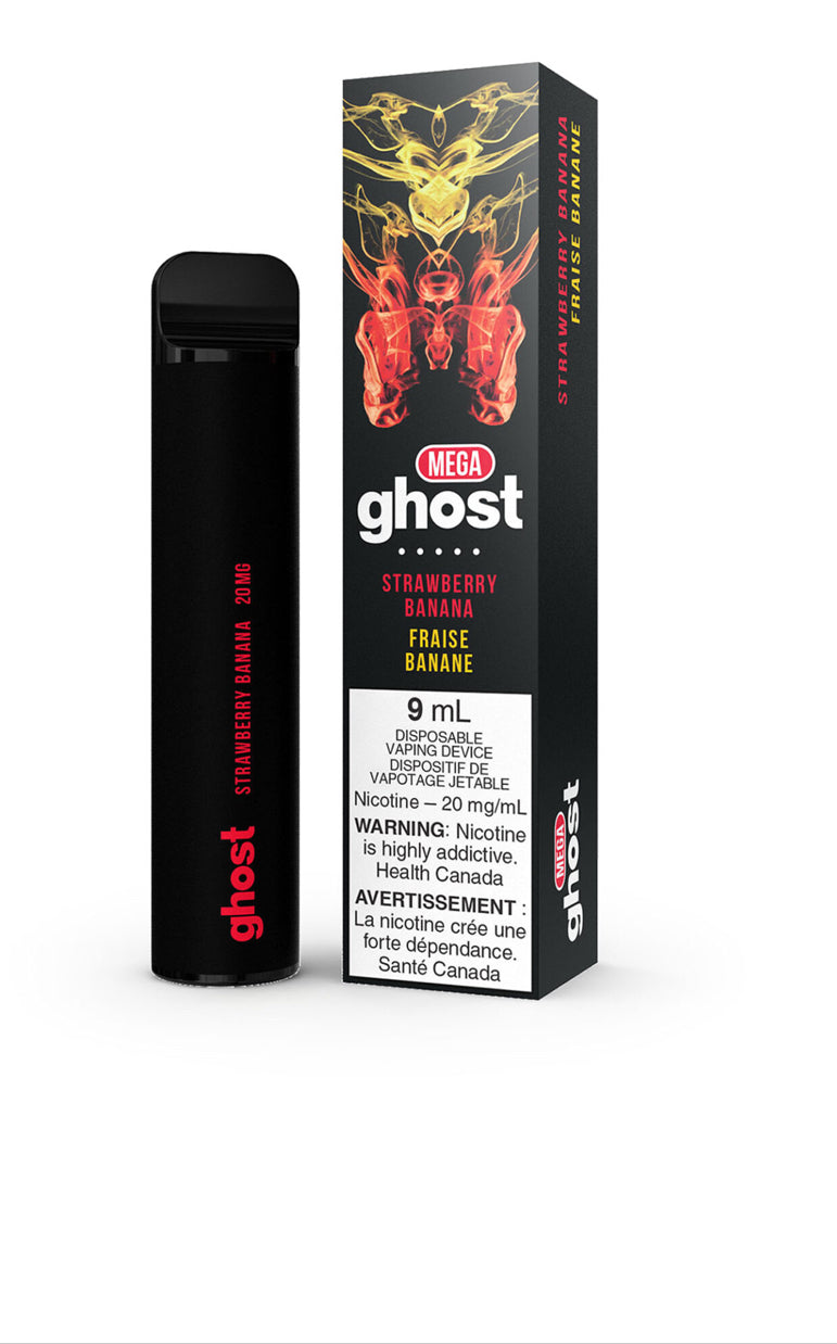 Ghost mega strawberry banana 20mg disposable