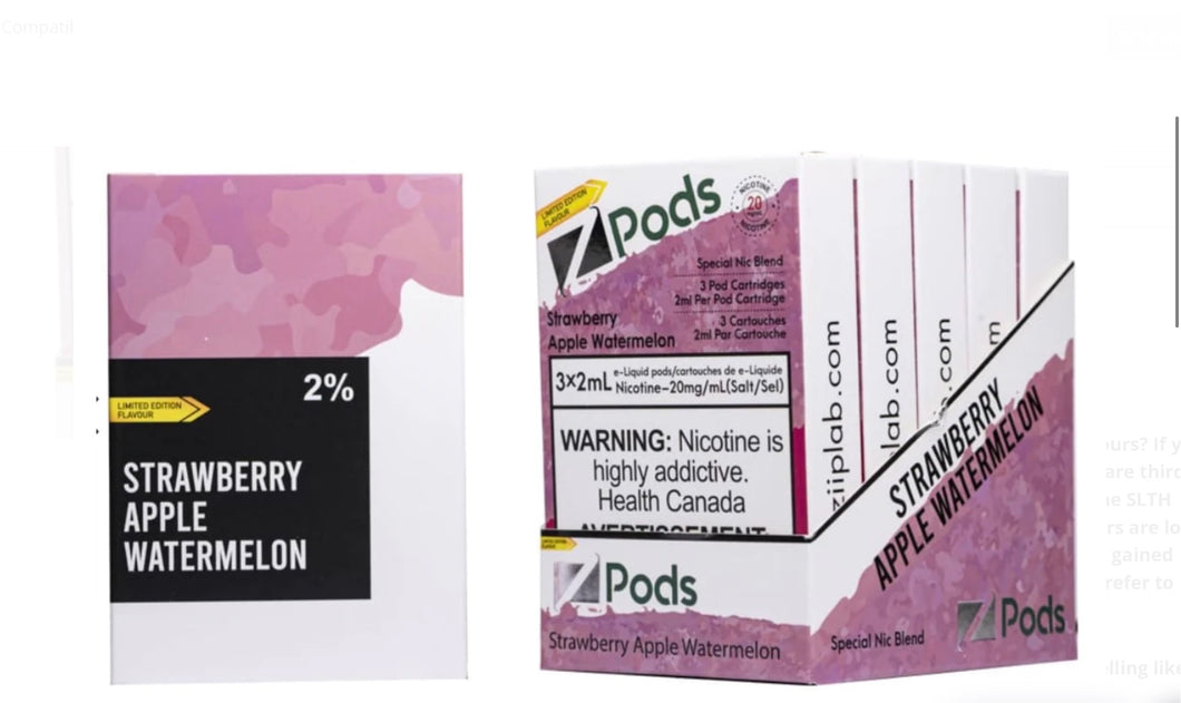 Z pods strawberry apple watermelon 20mg