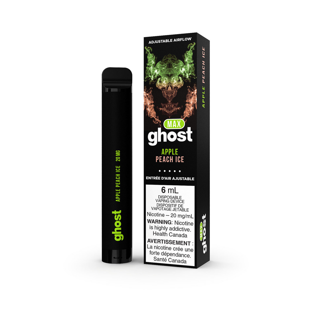 Ghost max apple peach ice 20mg disposable