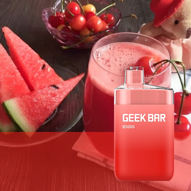 Geekbar b5000 watermelon cherry disposable 20mg