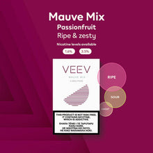 Load image into Gallery viewer, Veev epod mauve mix passionfruit 18mg/mL
