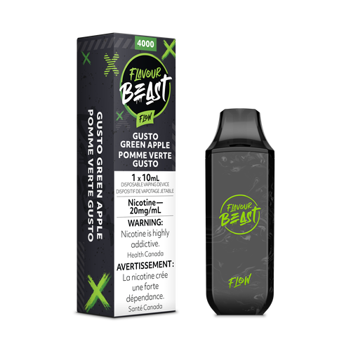 Flavour Beast 4000 Gusto Green Apple 20mg disposable