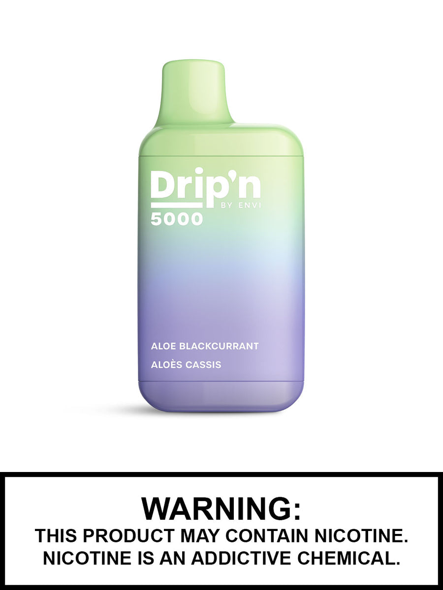 Drip’n aloe blackcurrant 5000 puffs disposable