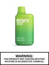 Load image into Gallery viewer, Drip’n green apple 5000 puffs disposable
