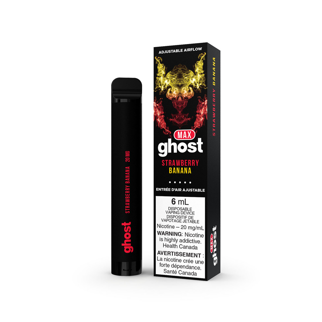 Ghost max strawberry banana 20mg disposable