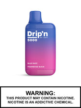 Load image into Gallery viewer, Drip’n blue razz 5000 puffs disposable
