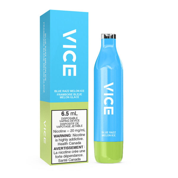 Vice 2500 Blue Razz Melon Ice 20mg/mL disposable provincial