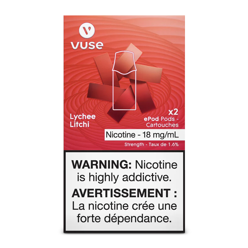 Vuse epod lychee 18mg/mL ×2