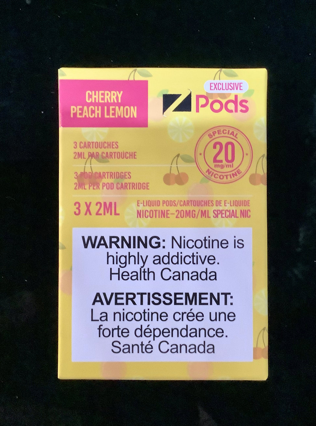 Z pods cherry peach lemon 20mg